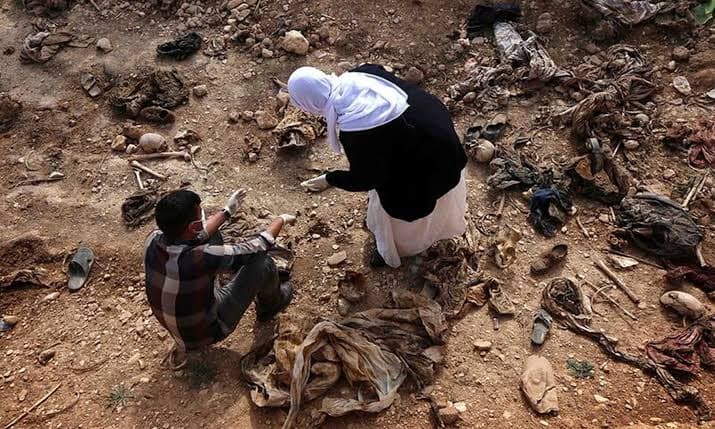 سنجار تستعد لفتح آخر 18 مقبرة جماعية غالبيتها لرجال
