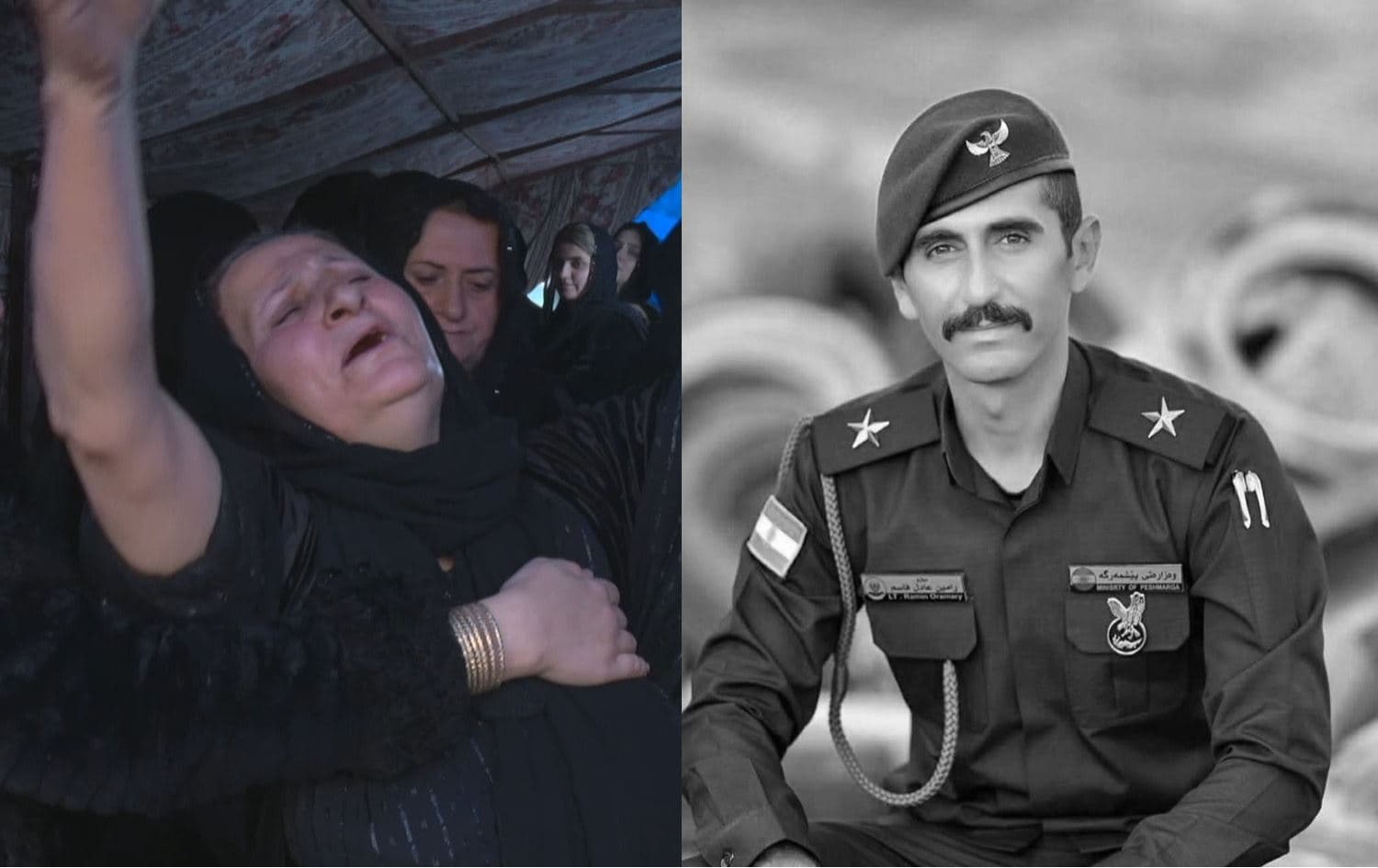 مەرگی شەهید رامین و هاواری دایک و خوشکە تاقانەکەی؛ بنەماڵەیەک هەموویان پێشمەرگەن