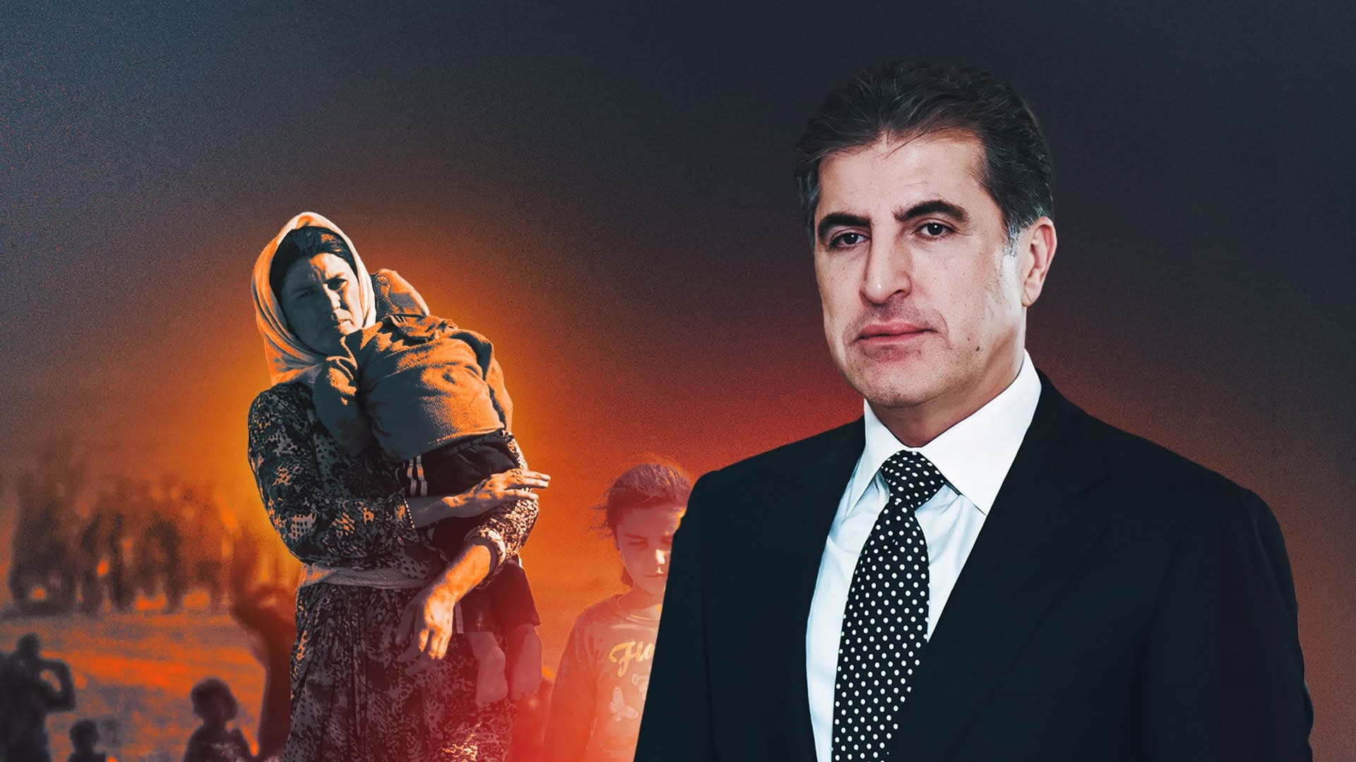 رئيس إقليم كوردستان نيجيرفان بارزاني