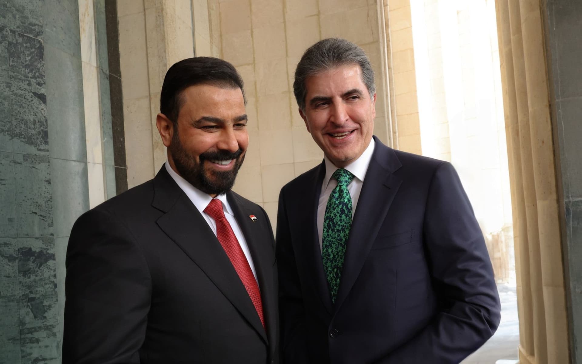 نيجيرفان بارزاني وعلي الزيدي