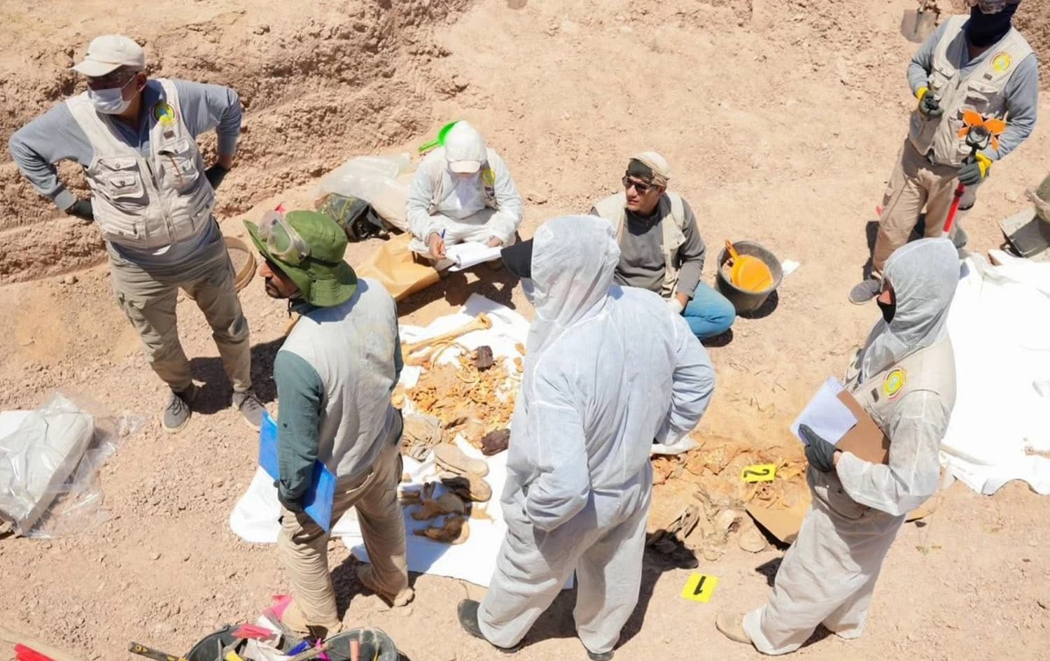 اكتشاف مقبرة جماعية في الأنبار
