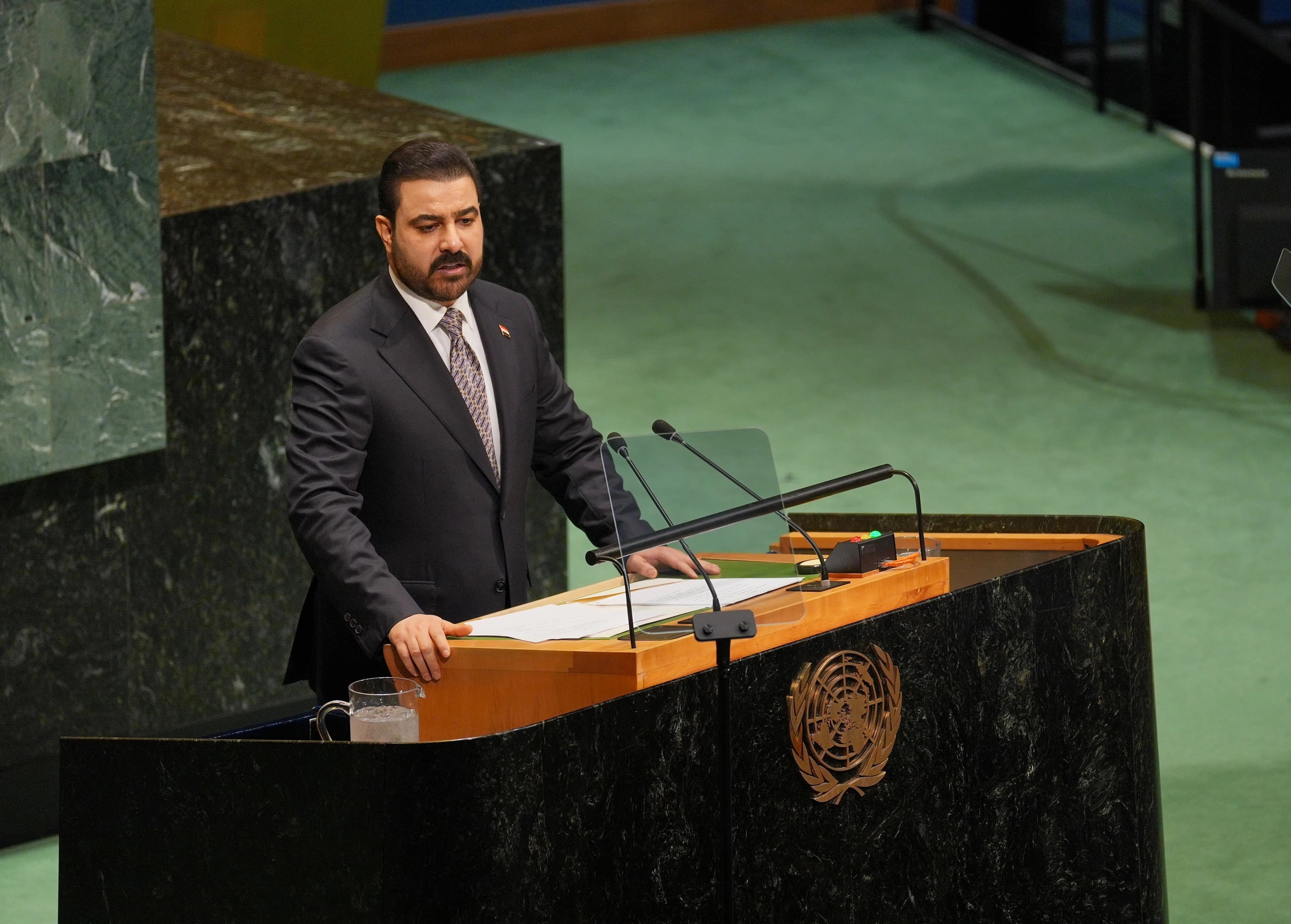 علي الزيدي بالأمم المتحدة: نطمح أن يكون العراق مركزاً عالمياً لإنتاج الطاقة