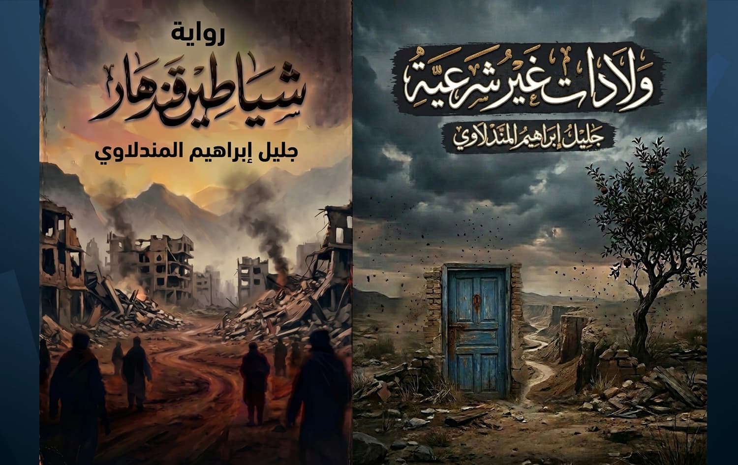 صدور رواية "شياطين قندهار" ومجموعة "ولادات غير شرعية" للكاتب جليل إبراهيم المندلاوي