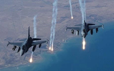 التحالف الدولي يشن غارات جوية على معاقل داعش في بادوش واسكي موصل