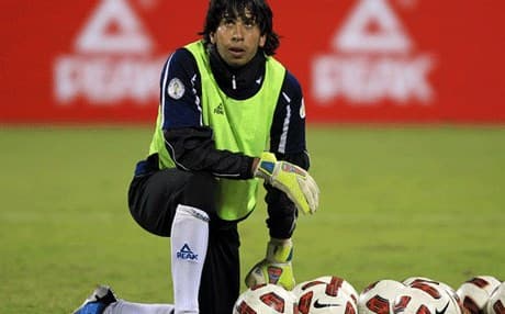 حارس مرمى المنتخب الوطني ونادي الشرطة، جلال حسن
