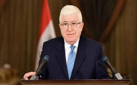 معصوم يعزي أمير قطر بوفاة خليفة بن حمد آل ثاني
