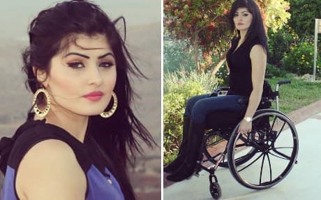شابة كوردية مقعدة في السويد تتمسك بحلم العمل كعارضة