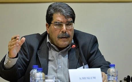  الرئيس المشترك لحزب الاتحاد الديمقراطي، صالح مسلم 