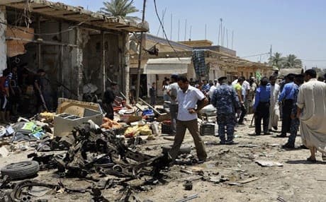 انفجار سيارة مفخخة غربي الفلوجة