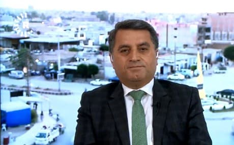 عبد الكريم عمر، الرئيس المشترك لهيئة العلاقات الخارجيّة في مقاطعة الجزيرة التابعة للإدارة الذاتيّة