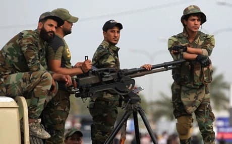 مقاتلون بالحشد الشعبي AFP