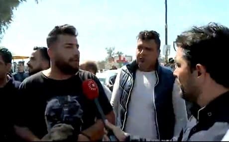 محافظ نينوى يدهس بسيارته محتجين في موقع غرق عبارة الموصل