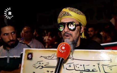 متظاهرون في ساحة التحرير ببغداد
