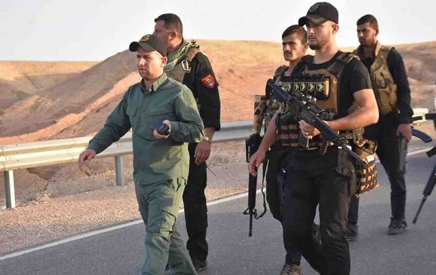 معاون قائد عمليات قاطع ديالى للحشد الشعبي لشؤون العمليات ومرافقيه