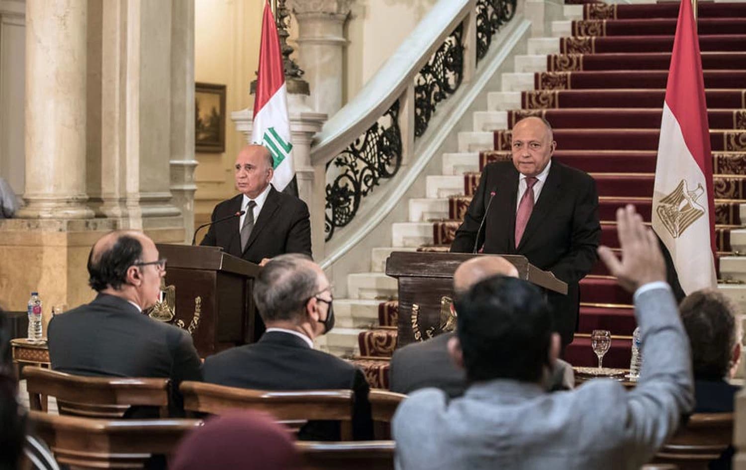اجتماع لوزراء خارجية العراق ومصر والأردن في القاهرة