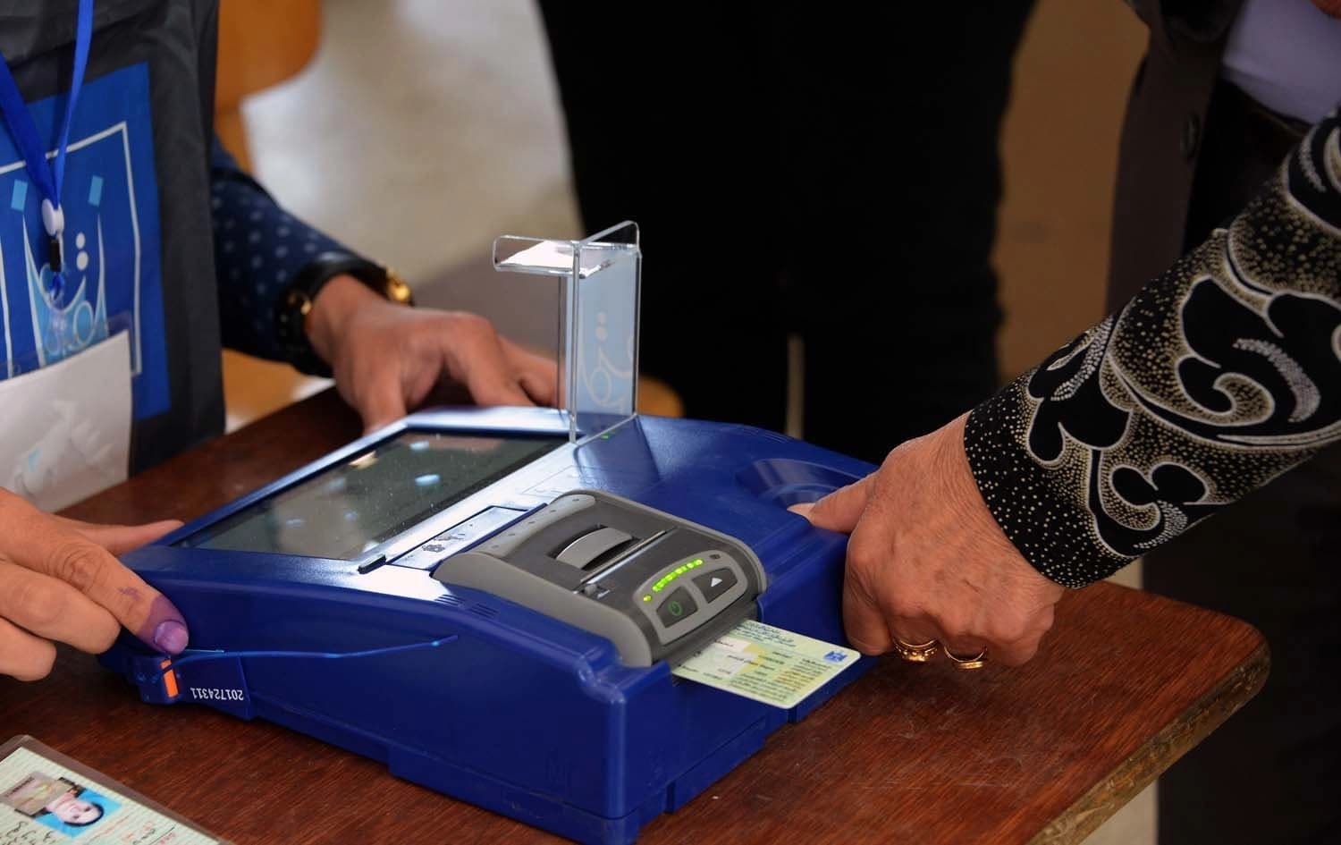 جهاز اقتراع في الانتخابات العراقية السابقة