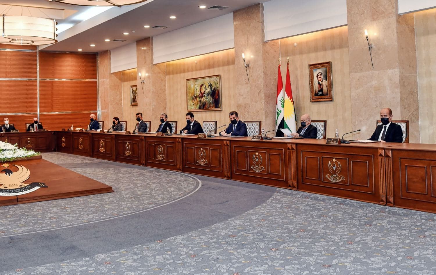 جلسة مجلس وزراء إقليم كوردستان