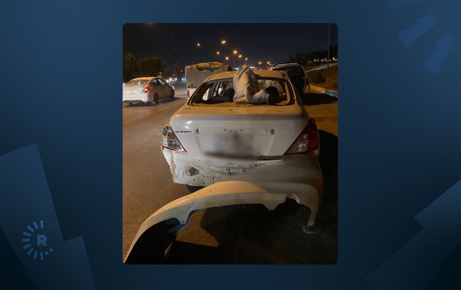 الاضرار التي نجمت عن الاستهداف