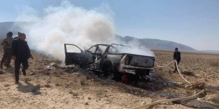 استهداف سيارة بالقرب من مجمع خانصور بسنجار