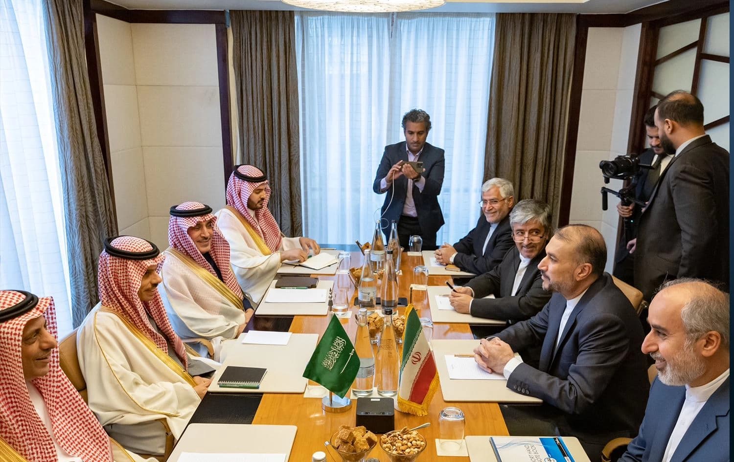 اجتماع وزيري خارجية السعودية وإيران/ الخارجية السعودية