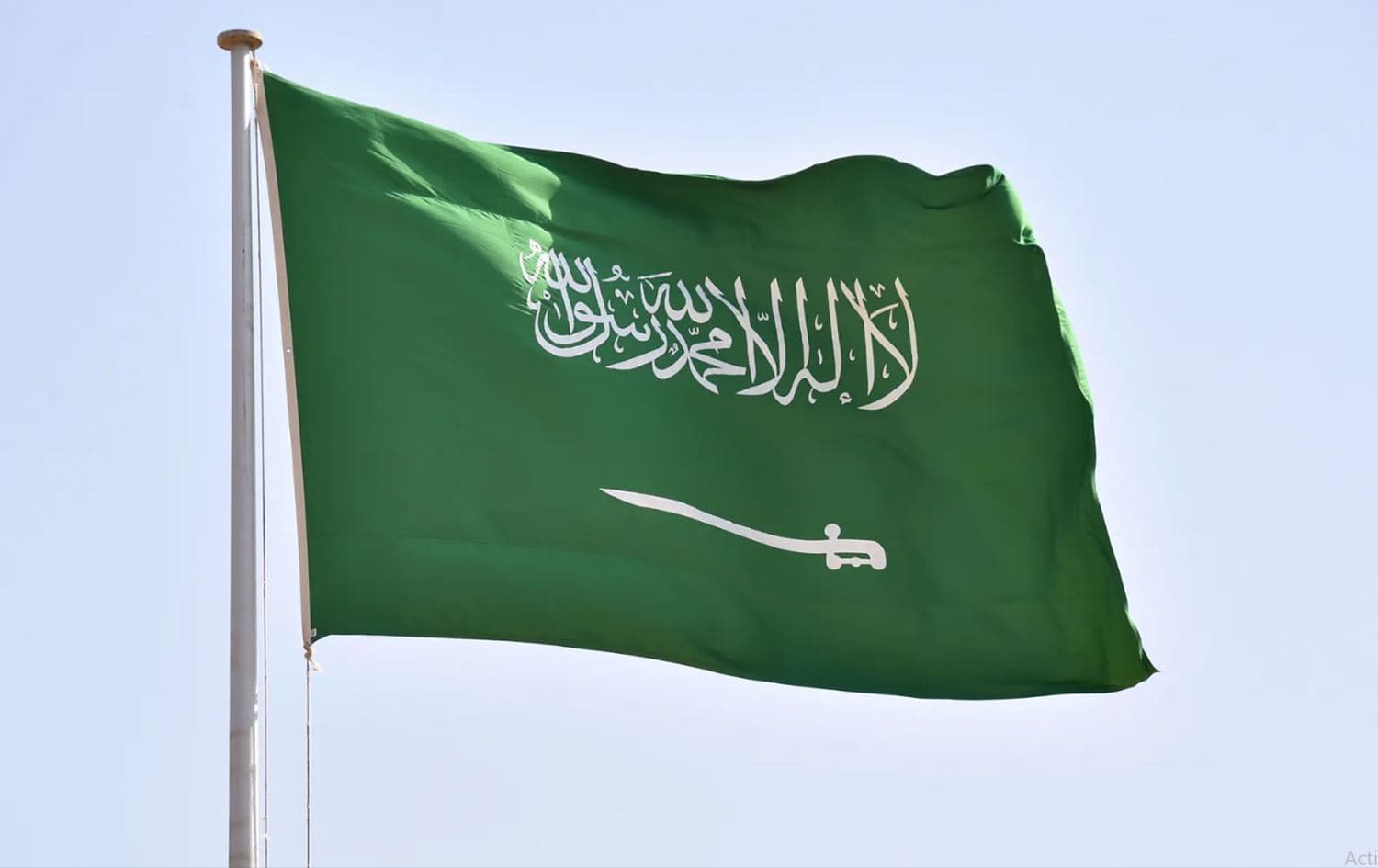 العلم السعودي