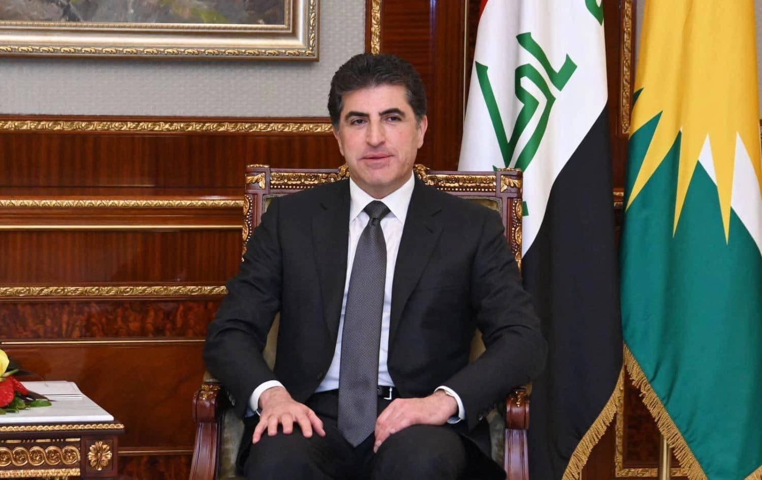 رئيس إقليم كوردستان نيجيرفان بارزاني