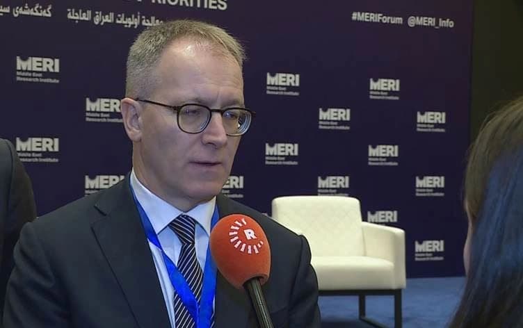 السفير الإيطالي لدى العراق موريتزيو غرينغانتي متحدثاً لرووداو
