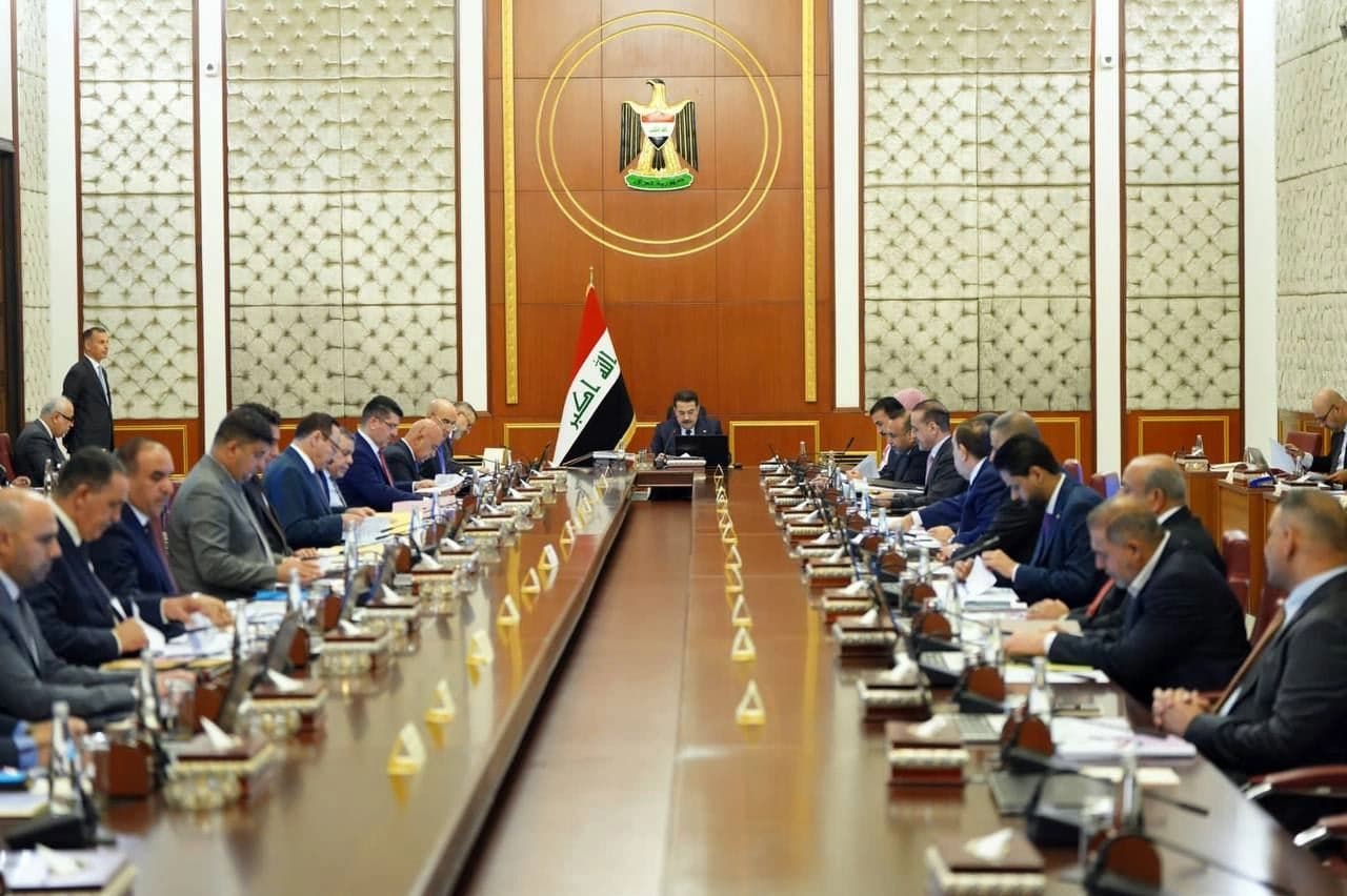 اجتماع مجلس الوزراء العراقي اليوم 
