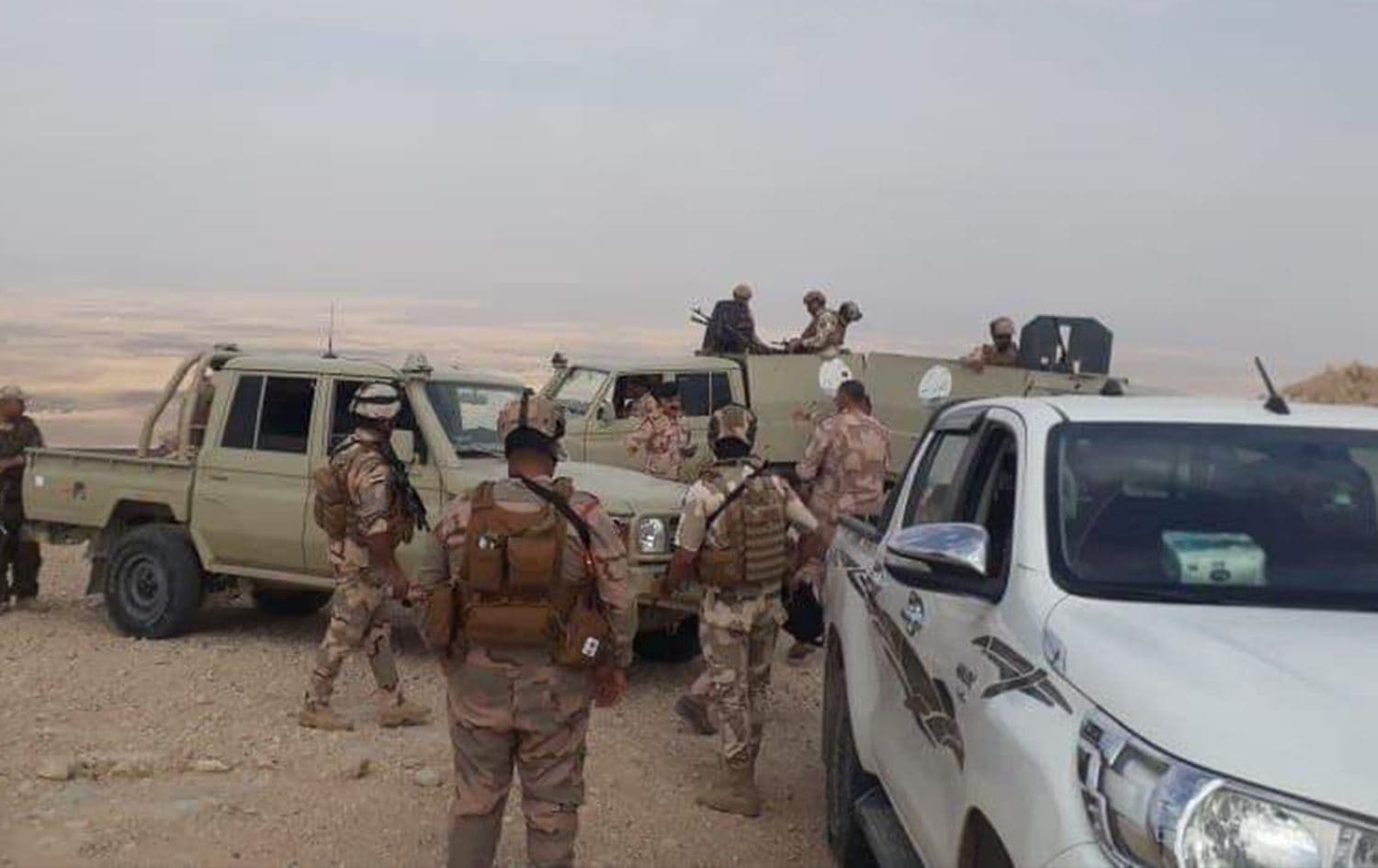 قوات الجيش العراقي على في قره جوغ