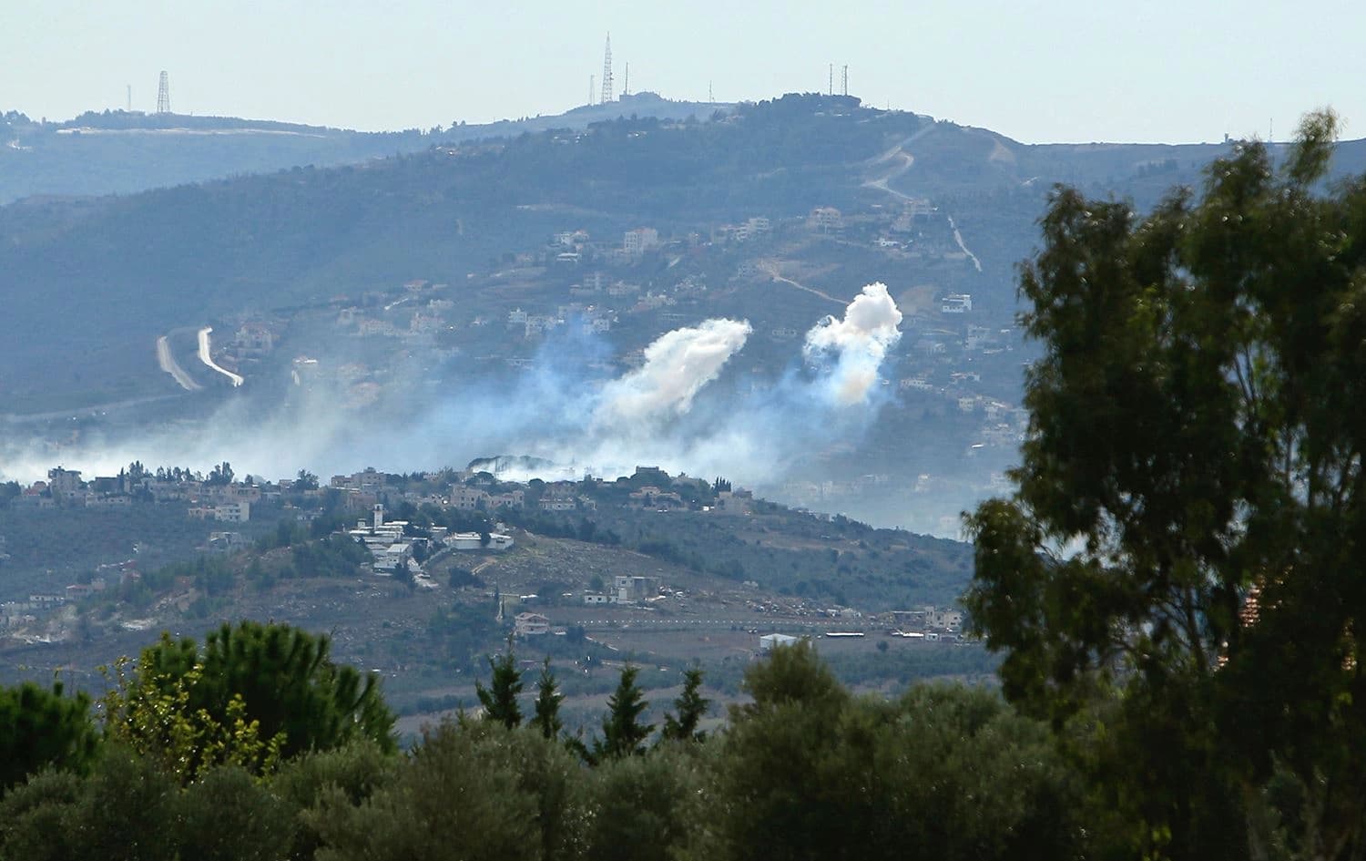 قصف إسرائيلي على جنوب لبنان/ AFP
