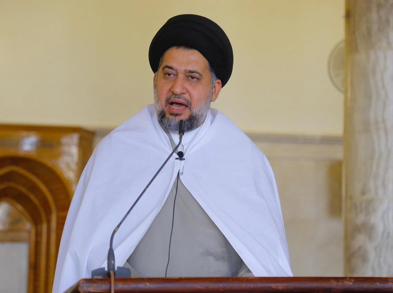 خطيب وإمام صلاة الجمعة في مسجد الكوفة، كاظم الحسيني