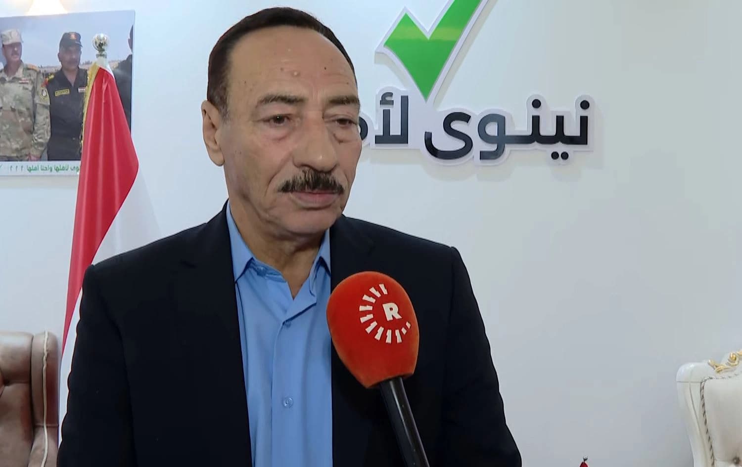 نجم الجبوري متحدثا لرووداو