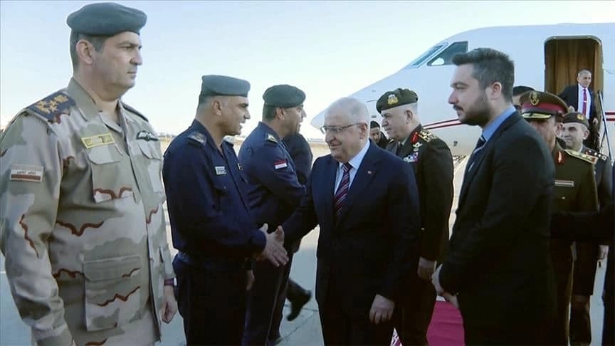 وزير الدفاع التركي يزور بغداد