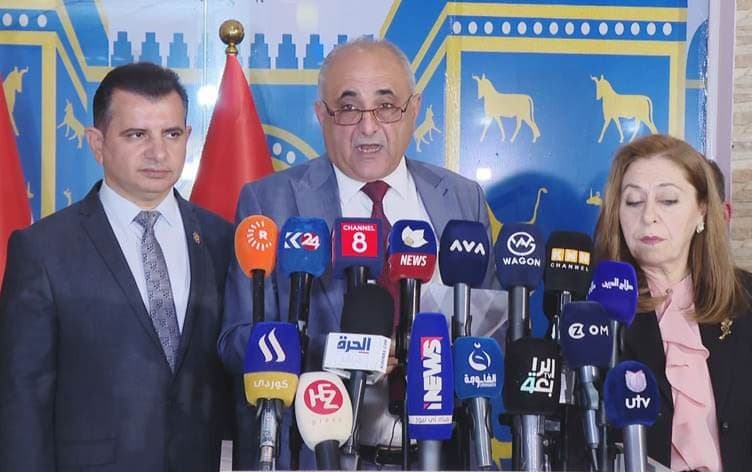 مؤتمر صحفي سابق لأحزاب وقوى مسيحية 