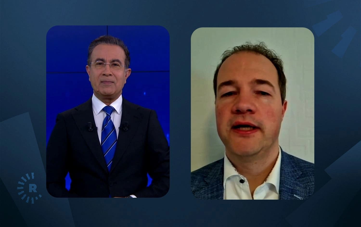 عضو البرلمان الألماني عن حزب البديل من أجل ألمانيا (AFD) مارتن زيشارت ودلبخوين دارا