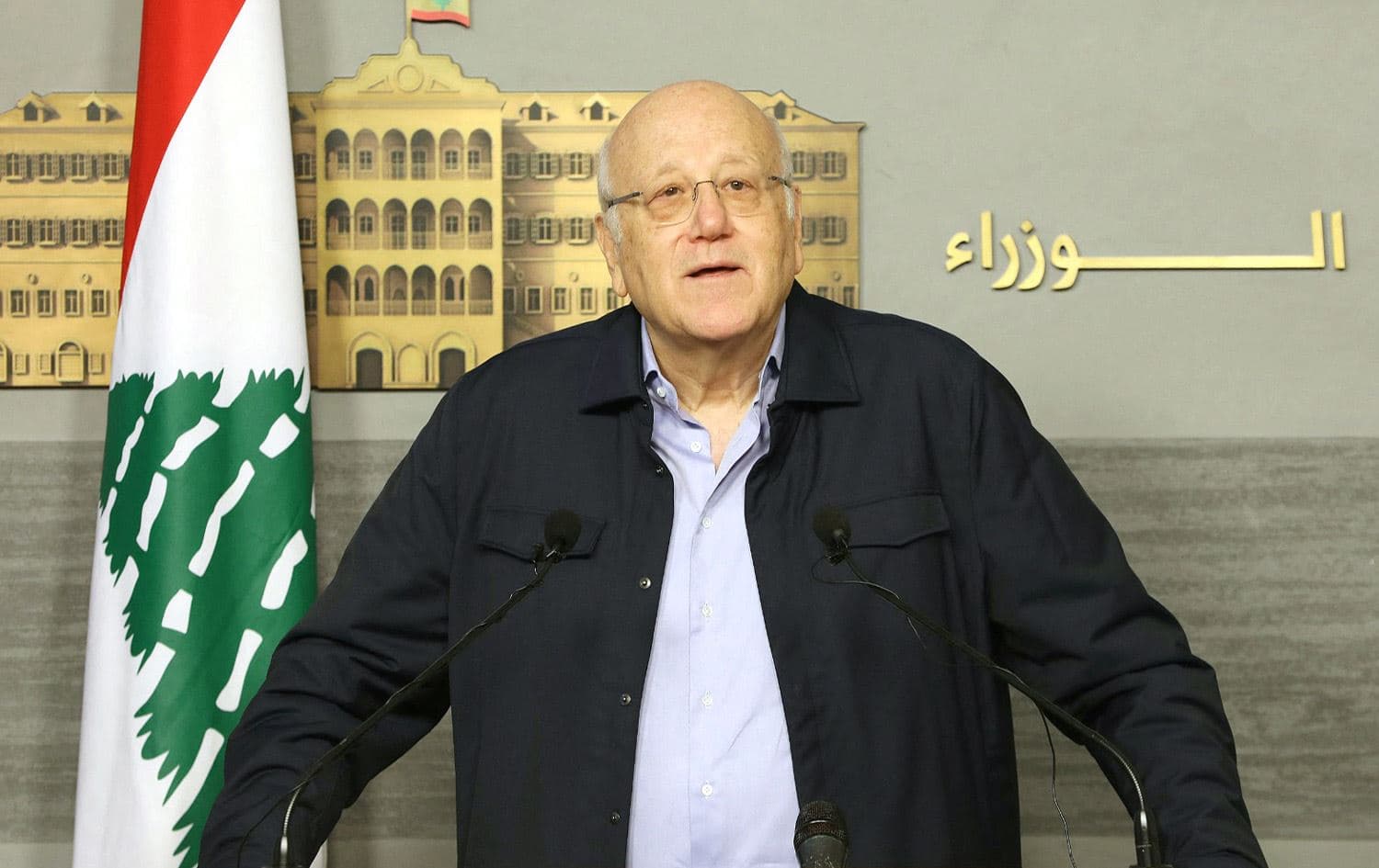  رئيس حكومة تصريف الأعمال في لبنان نجيب ميقاتي