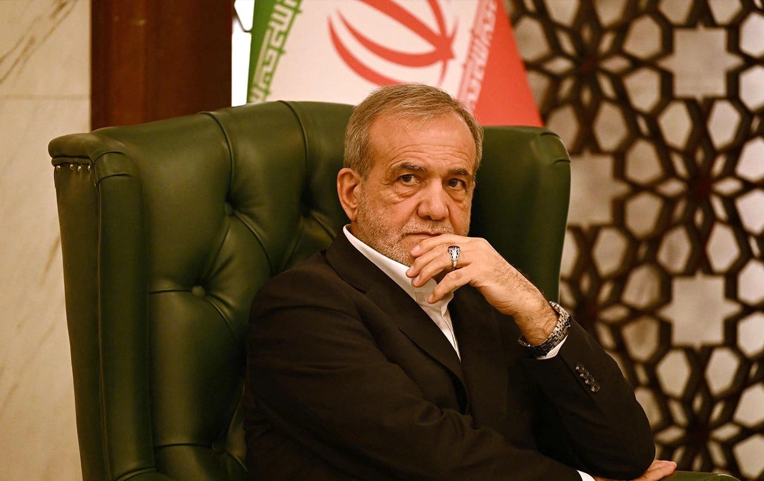 الرئيس الإيراني مسعود بزشكيان - AFP