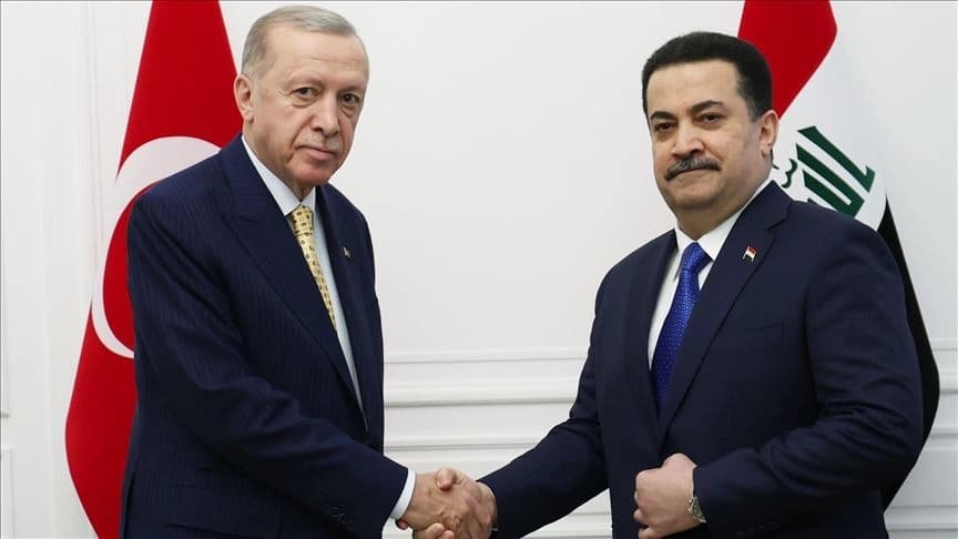 رجب طيب أردوغان ومحمد شياع السوداني 