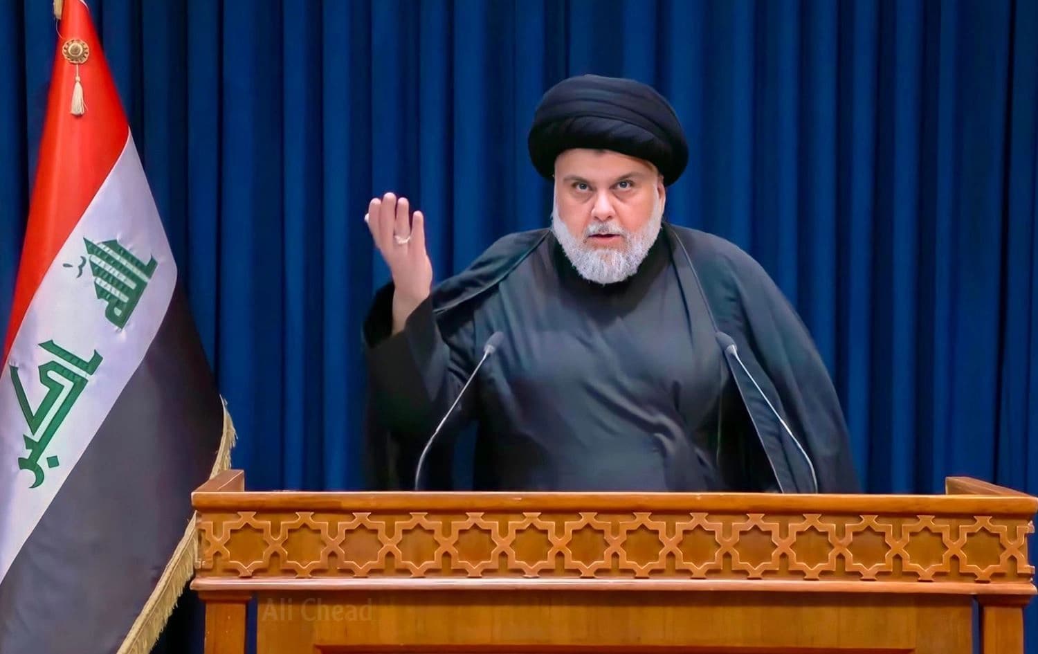 زعيم التيار الوطني الشيعي مقتدى الصدر