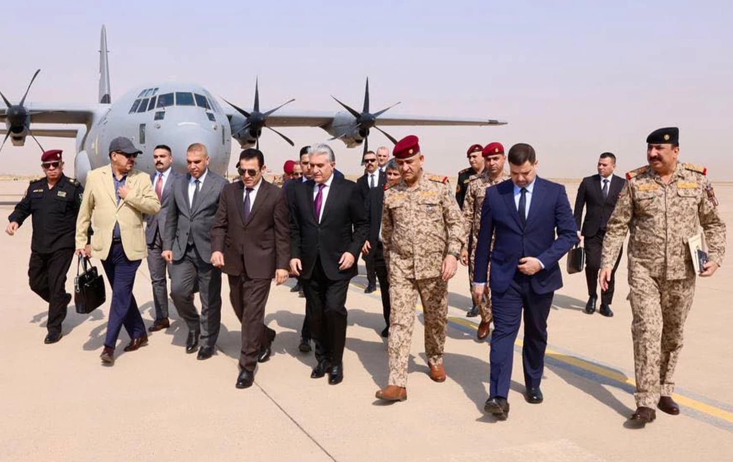 الأعرجي لدى وصوله إلى أربيل