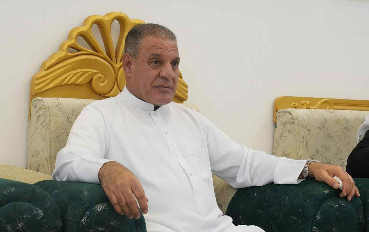  رئيس حزب الجماهير الوطنية أحمد عبدالله الجبوري المعروف بـ"أبو مازن