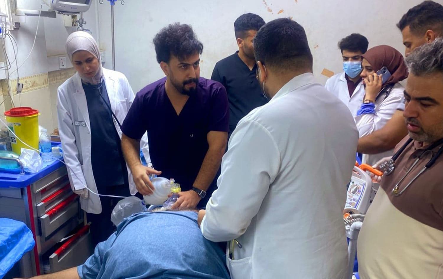 إنقاذ مريض في مستشفى الصدر بمحافظة النجف توقف قلبه 15 دقيقة