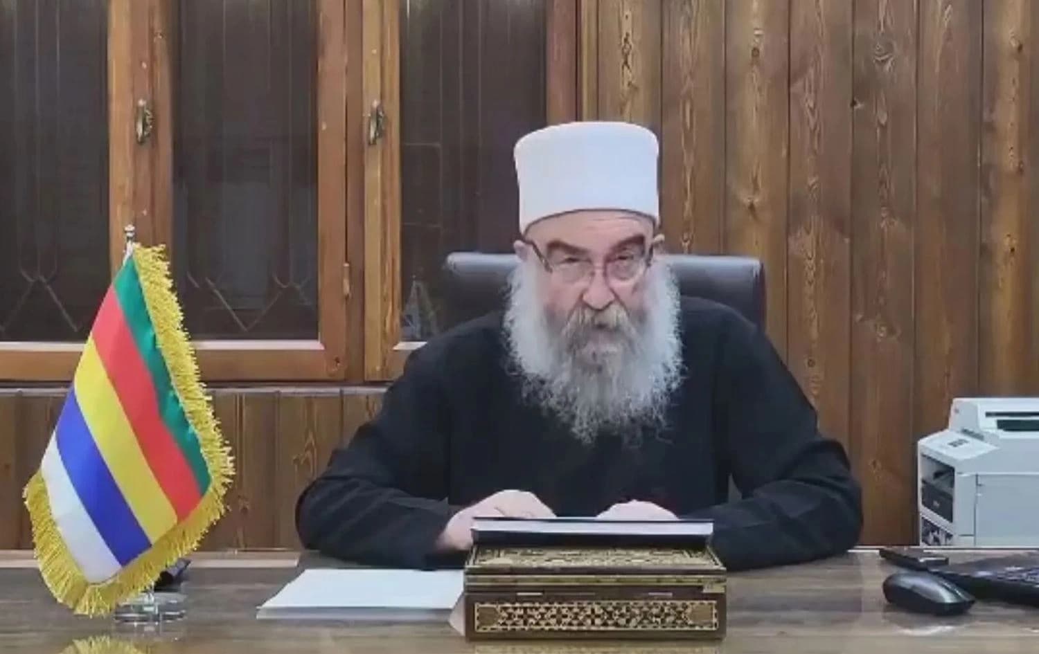 الزعيم الروحي لطائفة الموحدين الدروز حكمت الهجري