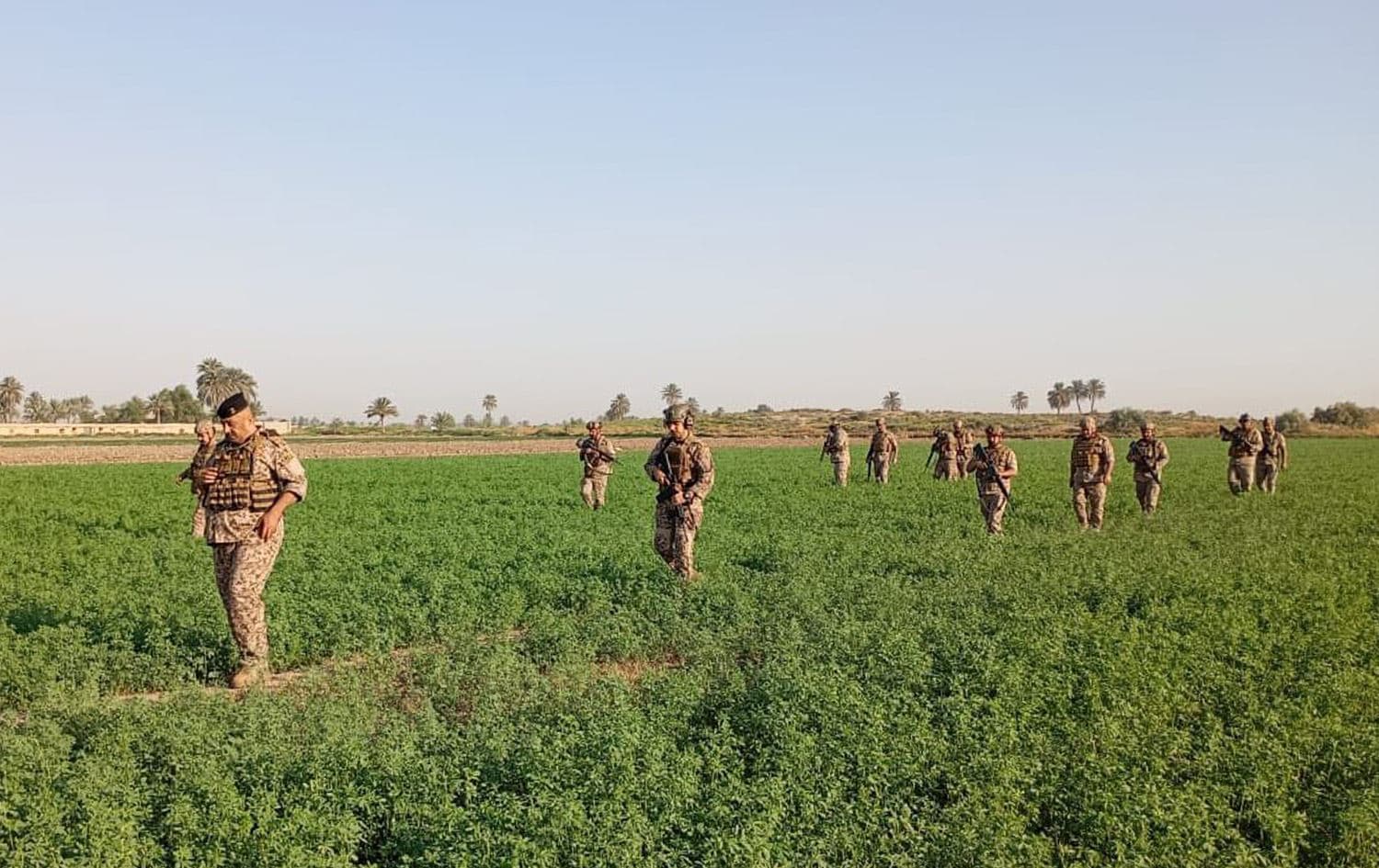 عملية تفتيش وبحث في محيط بغداد/ قيادة عمليات بغداد