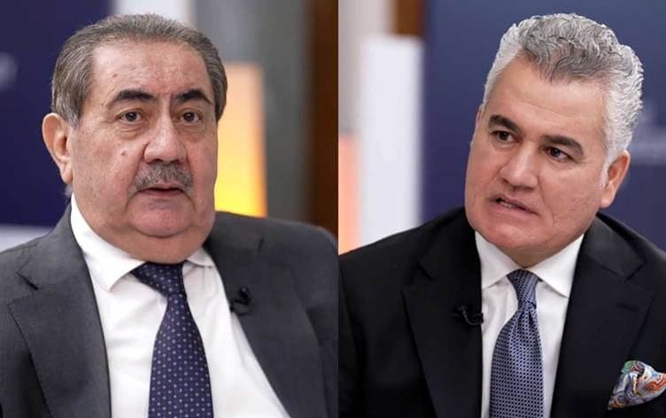 عضو الهيئة العاملة للمكتب السياسي للحزب الديمقراطي الكوردستاني هوشيار زيباري وسنكر عبد الرحمن