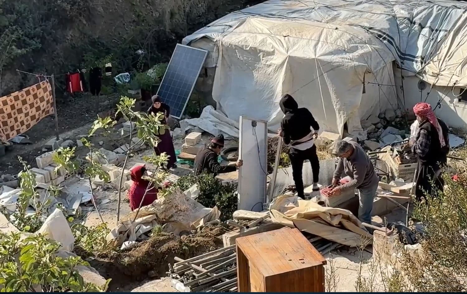 نازحون في مخيمات خربة الجوز بريف إدلب