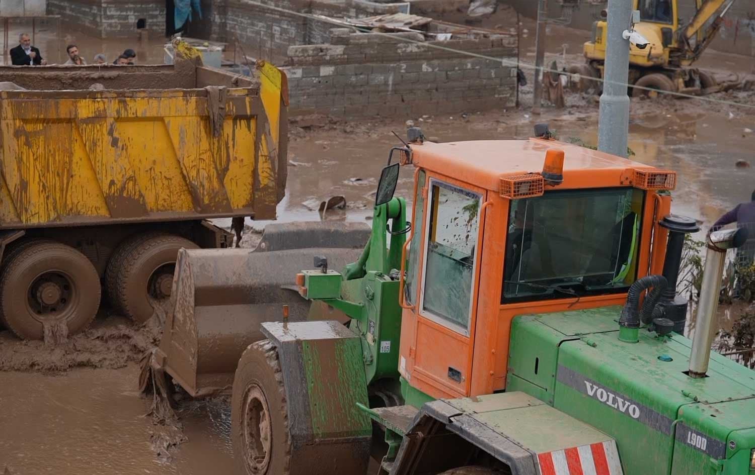 جانب من عمليات المساعدة في ناحية شورش 