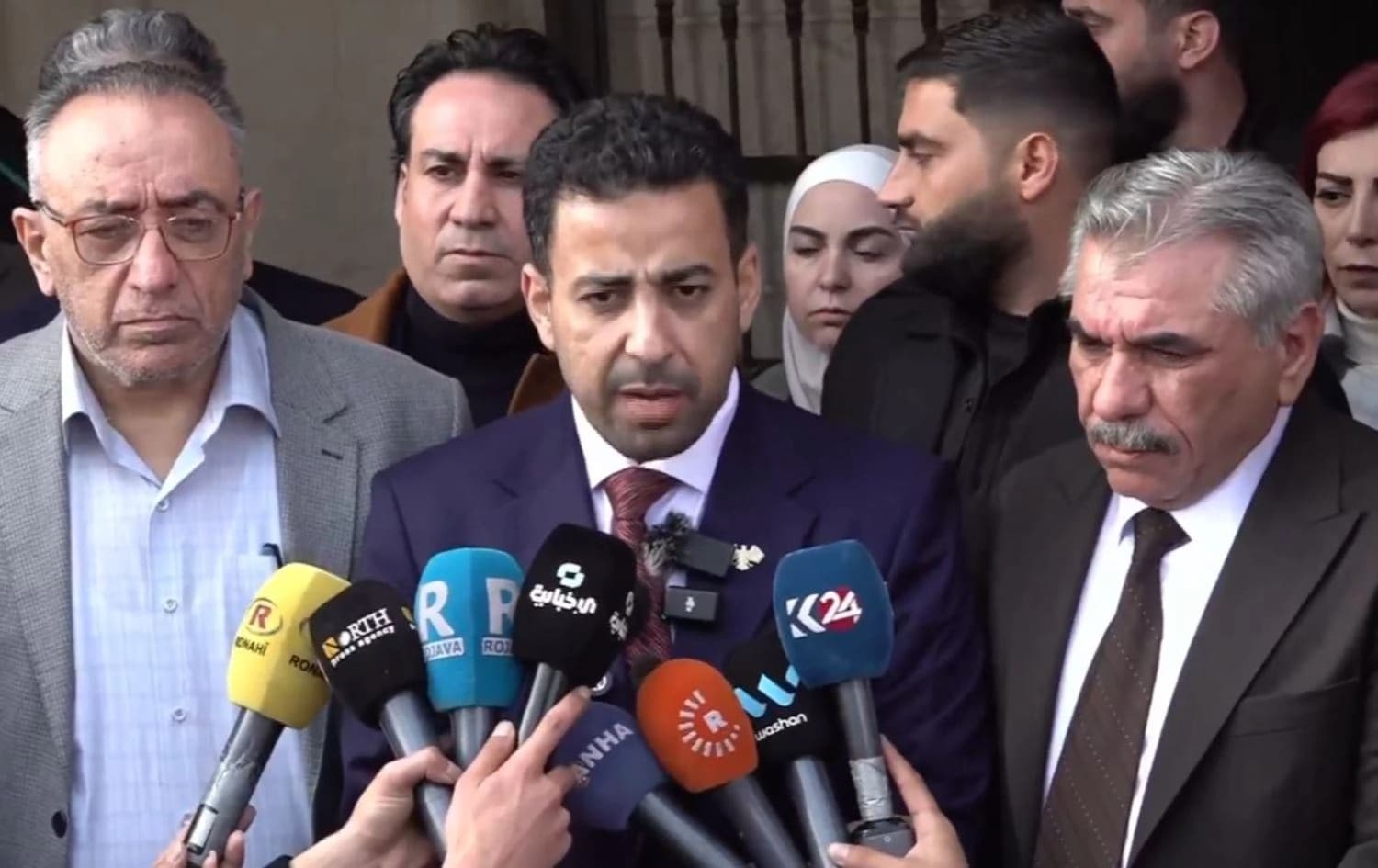المؤتمر الصحفي لوزير الصحة السوري مصعب العلي 