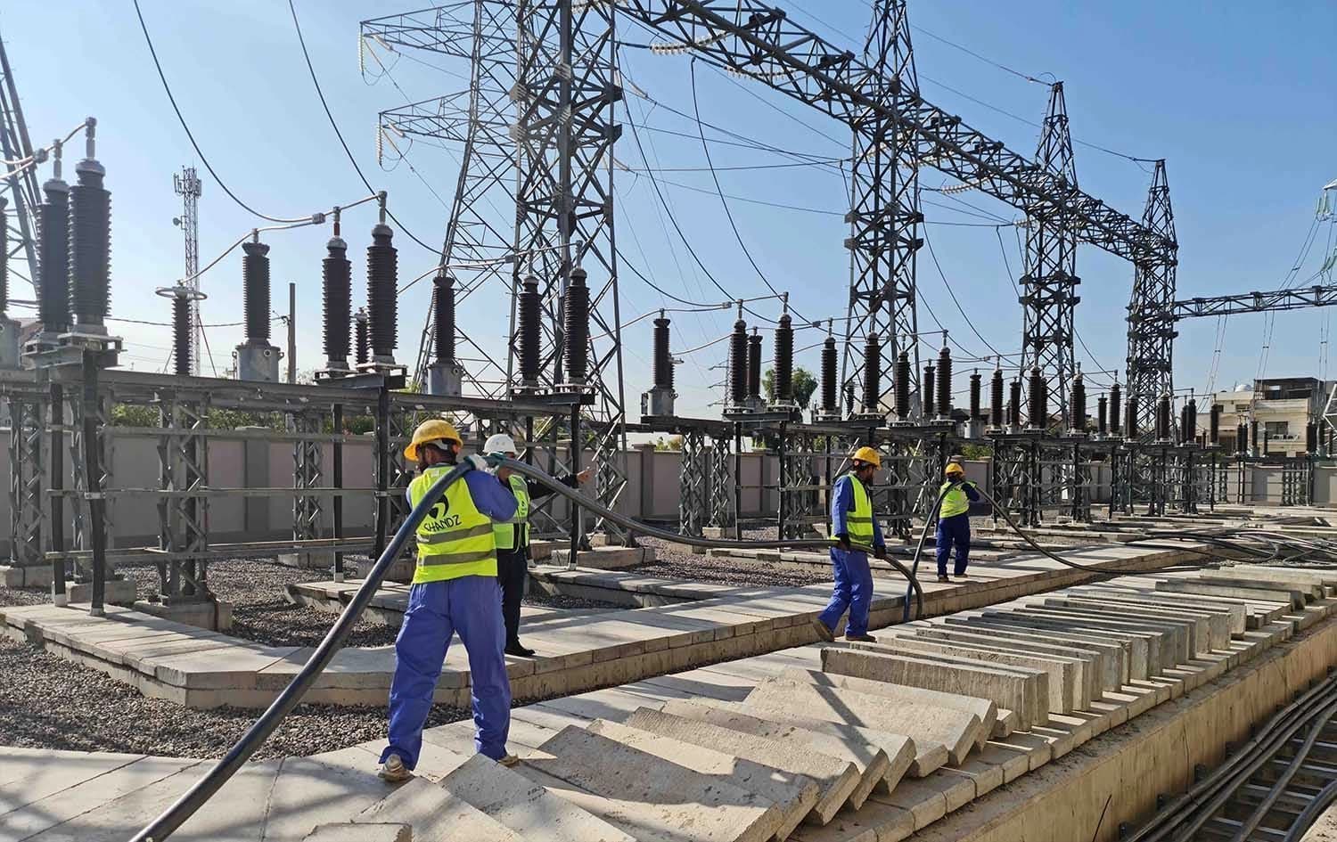 محطة لانتاج الطاقة الكهربائية في العراق