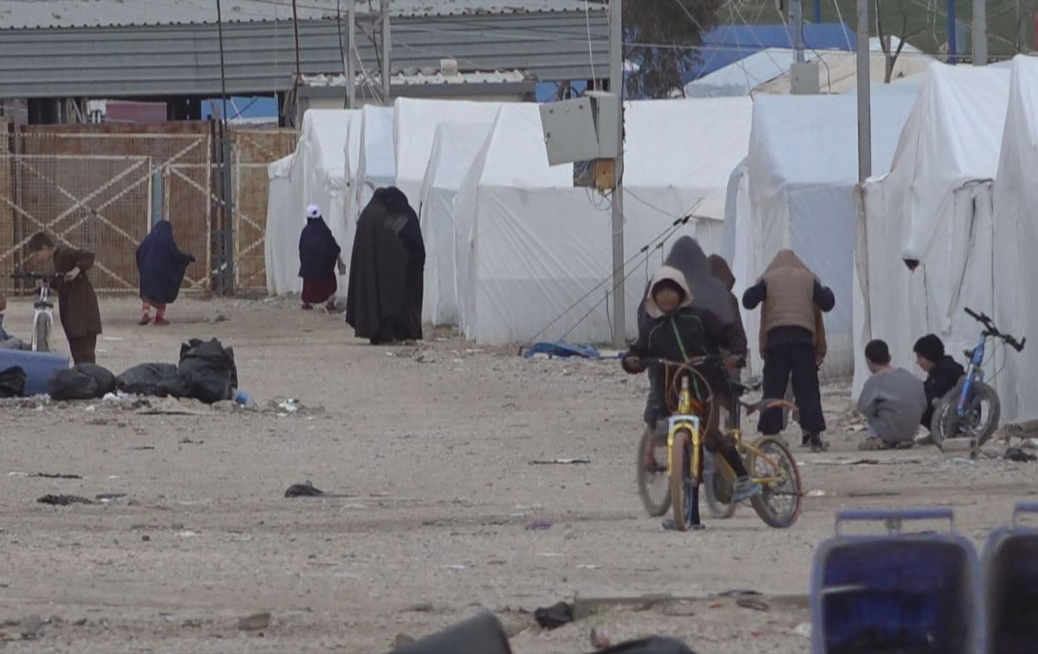 نساء وأولاد داعش في مخيم روج بروجآفا كوردستان - رووداو
